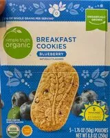 Mängden socker i Breakfast Cookies Blueberry
