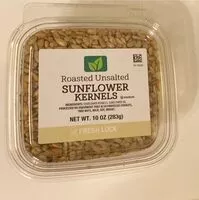 Mängden socker i Roasted unsalted sunflower kernels