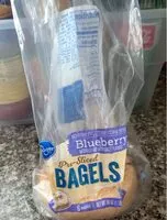 Mängden socker i Pre-Sliced Blueberry Bagels