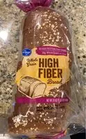 Mängden socker i Whole grain high-fiber bread
