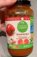 Mängden socker i Marinara pasta sauce
