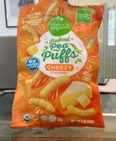 Mängden socker i Baked pea puffs cheezy