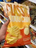 Mängden socker i Classic potato chips