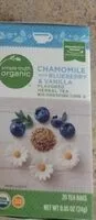 Mängden socker i Chamomile with Blueberry