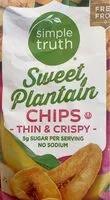 Mängden socker i Sweet Plantain Chips