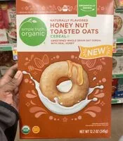 Mängden socker i Naturally flavored honey nut oats