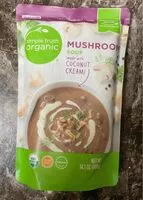 Mängden socker i Mushroom soup made with coconut cream