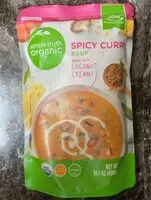 Mängden socker i Spicy curry soup made with coconut cream