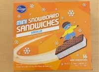 Mängden socker i Mini snowboard sandwhiches