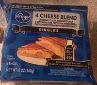 Mängden socker i 4 cheese blend singles