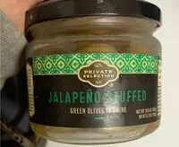 Mängden socker i Jalapeño stuffed green olives in brine