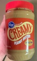 Mängden socker i Kroger Creamy peanut butter 40 0z