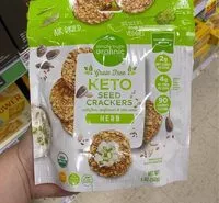 Mängden socker i keto seed crackers herb