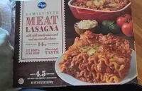 Mängden socker i Family Size Meat Lasagna