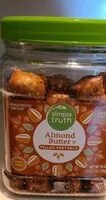 Mängden socker i almond Butter filled pretzels