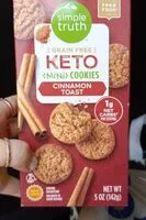 Mängden socker i Grain free keto mini cinnamon cookies