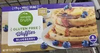 Mängden socker i Gluten Free Waffles Blueberry