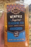 Mängden socker i Seasoning rub