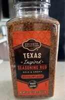 Mängden socker i Texas Inspired Seasoning Rub