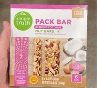 Mängden socker i Almond coconut nut bars