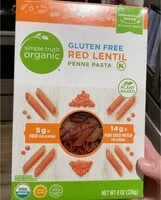Mängden socker i Gluten Free Red Lentil Penne Pasta