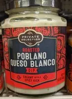 Mängden socker i Roasted Poblano Queso Blanco Dip