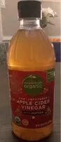 Mängden socker i Rae unfiltered apple cider vinegar