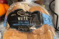 Mängden socker i Extra Large Enriched Sandwich Rolls