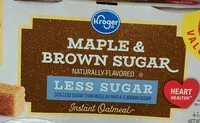 Mängden socker i Maple & Brown Sugar Instant Oatmeal