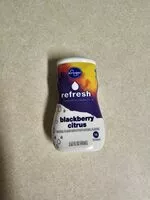 Mängden socker i refresh blackberry citrus