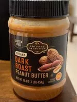 Mängden socker i Creamy Dark Roast Peanut Butter