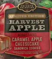 Mängden socker i Harvest Apple Caramel Apple Cheesecake Sandwich Cookies