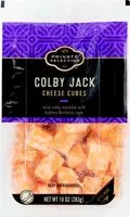 Mängden socker i Mild colby jack cheese cubes
