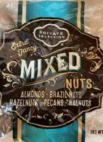 Mängden socker i Mixed nuts