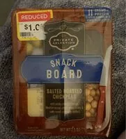 Mängden socker i Snack board salted roasted chickpeas