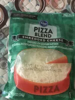 Mängden socker i Kroger, pizza finely shredded cheese blend