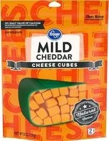 Mängden socker i Mild cheddar cheese cubes