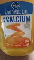 Mängden socker i Kroger 100% Orange juice with Calcium