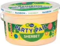 Mängden socker i Party pail rainbow sherbet
