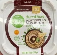 Mängden socker i Plant based Portobello Mushroom bean & cashew dip