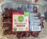 Mängden socker i Red grapes