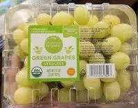 Mängden socker i Green grapes