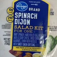 Mängden socker i Spinach Dijon Salad Kit for One