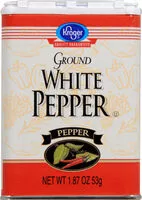 Mängden socker i Ground white pepper