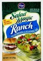 Mängden socker i Salad magic ranch dressing mix