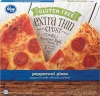 Mängden socker i Extra thin crust pepperoni pizza