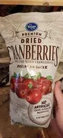 Mängden socker i dried cranberries
