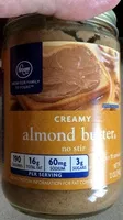 Mängden socker i Creamy Almond Butter