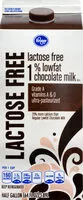 Mängden socker i Lactose free chocolate milk