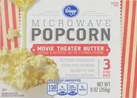 Mängden socker i Movie theater butter microwave popcorn count
